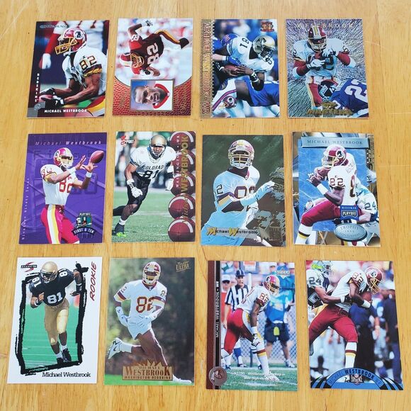 Other - Michael Westbrook 12 Different NM NFL Football Cards 1997 Donruss Silver #146